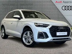 White Used 2021 Audi Q5 S-Line SUV | £28,295 (Fair price)