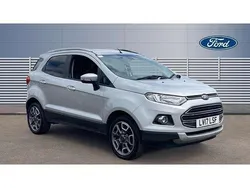 Silver Used 2017 Ford Ecosport Titanium SUV | £5,994 (Fair price)
