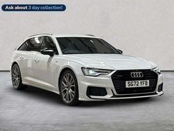 White Used 2022 Audi A6 Black Edition Estate | £35,442 (A bit pricey)