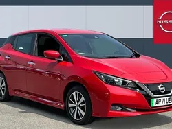Red Used 2021 Nissan Leaf Acenta Hatchback | £8,310 (Good price)