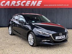 Black Used 2017 Mazda 3 Inclusive Hatchback | £7,299 (Fair price)