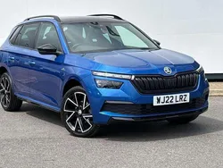 Race blue metallic Used 2022 Skoda Kamiq Monte Carlo SUV | £19,500 (Fair price)