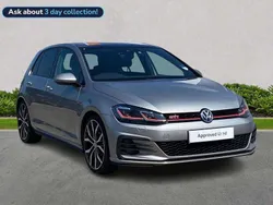 Silver Used 2019 VW Golf VII GTI Hatchback | £23,091 (Good price)