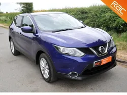 Blue Used 2015 Nissan Qashqai Acenta SUV | £5,695 (Fair price)