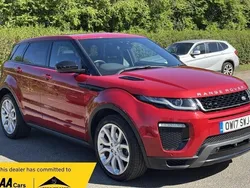 Used 2017 Land Rover Range Rover evoque HSE Dynamic Hatchback | £16,295 (Fair price)