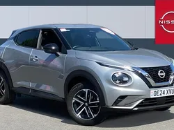 Silver Used 2024 Nissan Juke N-Connecta SUV | £17,761 (Fair price)