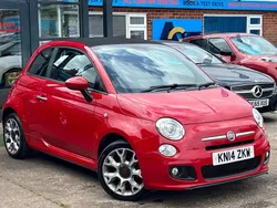 Red Used 2014 Fiat 500C S Cabriolet | £4,980 (Good price)