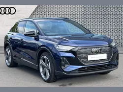 Blue Used 2024 Audi Q4 e-tron Black Edition SUV | £38,143 (A bit pricey)