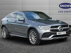 Grey Used 2019 Mercedes GLC300 AMG line Coupe | £27,690 (Good price)