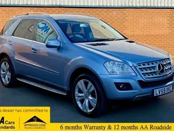 Blue Used 2009 Mercedes ML300 SUV | £6,795 (Fair price)