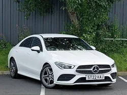 White Used 2022 Mercedes CLA180 AMG line Sedan | £24,498 (Good price)