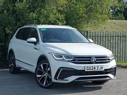 White Used 2024 VW Tiguan Allspace R-line SUV | £33,498 (A bit pricey)