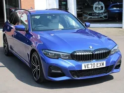 Blue Used 2021 BMW 330e M Sport Estate | £20,637 (Fair price)