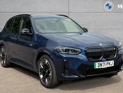 Blue Used 2021 BMW iX3 M Sport SUV | £30,756 (Expensive)