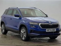 Energy blue Used 2024 Skoda Karoq SE L SUV | £25,980 (Fair price)