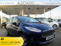 Blue Used 2015 Ford Fiesta Zetec Hatchback | £6,250 (Fair price)