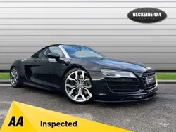 Black Used 2014 Audi R8 Spyder Business Cabriolet | £50,950 (A bit pricey)
