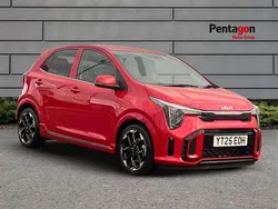 Red Used 2025 Kia Picanto GT-Line Hatchback | £16,388 (Fair price)