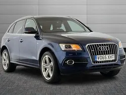Scuba blue Used 2015 Audi Q5 S-line plus SUV | £15,990 (Fair price)