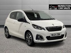 White Used 2021 Peugeot 108 Allure Hatchback | £9,200 (Fair price)