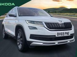 White Used 2019 Skoda Kodiaq Scout 4x4 SUV | £25,190 (Fair price)