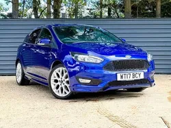 Blue Used 2017 Ford Focus ST-Line Hatchback | £6,495 (Good price)
