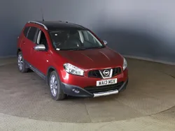 Red Used 2013 Nissan Qashqai +2 Tekna SUV | £3,790 (Fair price)