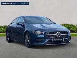 Blue Used 2022 Mercedes CLA200 AMG Line Premium Coupe | £24,699 (Fair price)