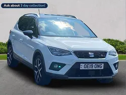 White Used 2019 Seat Arona FR Sport SUV | £13,299 (Fair price)