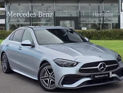 Silver Used 2024 Mercedes C200 AMG line Sedan | £31,800 (Fair price)