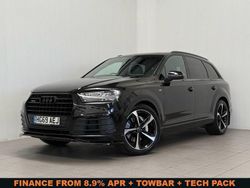 Black Used 2019 Audi Q7 S-Line SUV | £33,680 (Fair price)