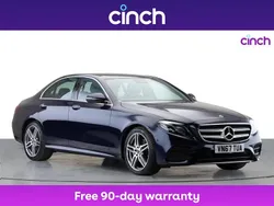 Blue Used 2017 Mercedes E350 AMG Line Premium Plus Sedan | £24,599 (A bit pricey)