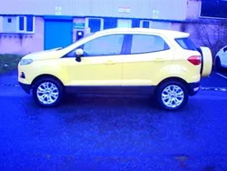 Yellow Used 2015 Ford Ecosport Zetec SUV | £4,495 (Good price)