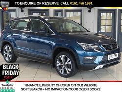 Blue Used 2017 Seat Ateca Ecomotive SUV | £10,140 (Fair price)