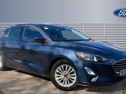 Blue Used 2019 Ford Focus Titanium Hatchback | £10,622 (Fair price)