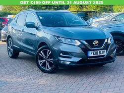 Grey Used 2018 Nissan Qashqai N-Connecta SUV | £9,050 (Good price)