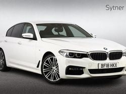 White Used 2018 BMW 520 M Sport | £18,500 (Fair price)