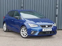 Blue Used 2021 Seat Ibiza FR Hatchback | £13,498 (Fair price)