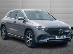 Mountain grey Used 2021 Mercedes EQA350 AMG line SUV | £23,569 (Good price)