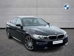 Black sapphire metallic paint Used 2018 BMW 530 M Sport Sedan | £21,290 (Fair price)
