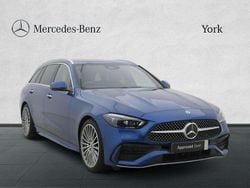 Blue Used 2024 Mercedes C300e AMG Line Premium Estate | £32,995 (Good price)