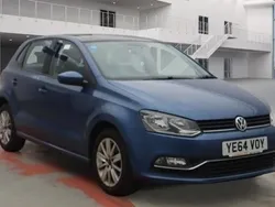 Blue Used 2014 VW Polo SE Hatchback | £7,500 (Fair price)