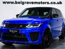 Blue Used 2022 Land Rover Range Rover Sport SVR SUV | £58,480 (Fair price)