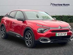 Red Used 2021 Citroën e-C4 Shine Hatchback | £12,499 (Fair price)