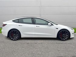 White Used 2021 Tesla Model 3 Performance Sedan | £28,747 (Expensive)