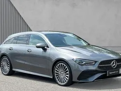 Mountain grey metallic Used 2024 Mercedes CLA220 AMG Line Premium Sedan | £28,837 (Fair price)