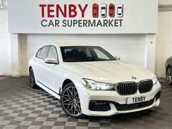 White Used 2017 BMW 740 M Sport Sedan | £18,795