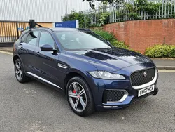 Blue Used 2017 Jaguar F-Pace S SUV | £11,295 (Fair price)