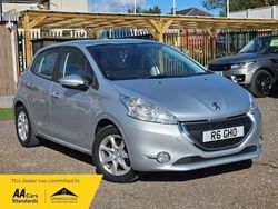 Silver Used 2014 Peugeot 208 Active Hatchback | £4,300 (Good price)