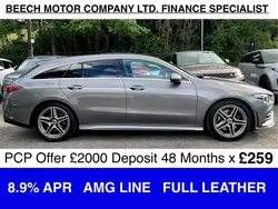 Grey Used 2022 Mercedes CLA200 AMG line Estate | £22,490 (Fair price)